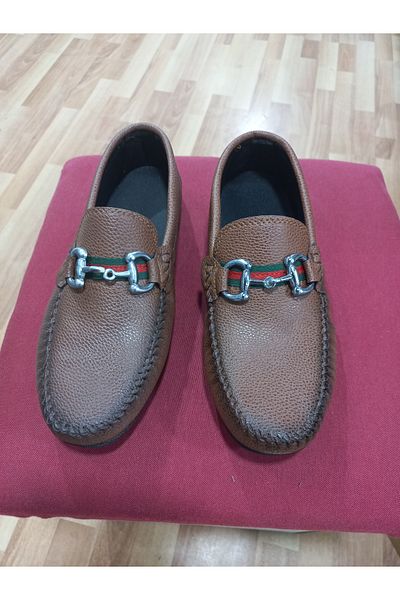 emin kundura Classic Daily European Leather Buckle Detail Comfortable Orthopedic Corcik Shoes