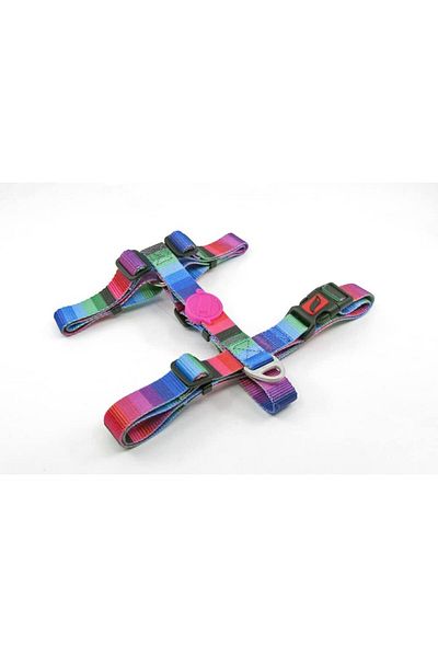 Astorpet dog harness with safety lock, polyester/plastic, multicolor, L