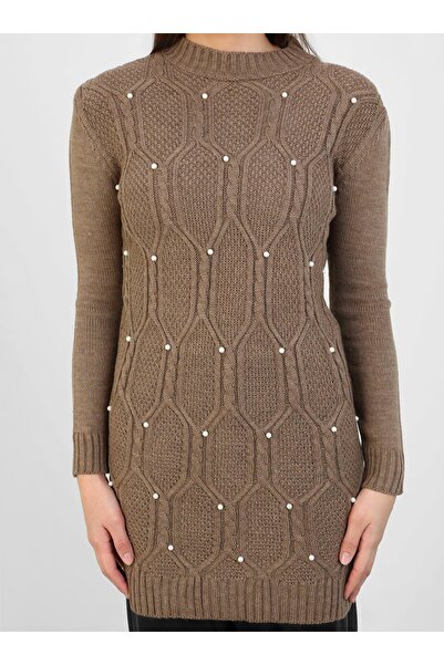 Por La Cara Knitwear Tunic - Biskuvi - Por La Cara