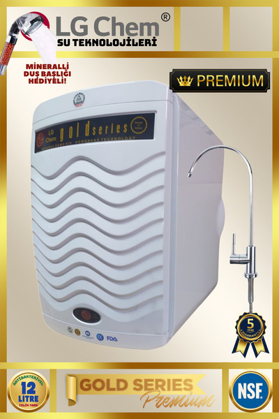 ligth gastro LG Chem GOLD PREMIUM DUŞ BAŞLIĞI HEDİYELİ 12 LİTRELİK BEYAZ RENK...
