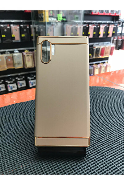 OEM Калъф за Samsung Galaxy Note 10 Plus, MyStyle Elegance Luxury 3в1, Златист