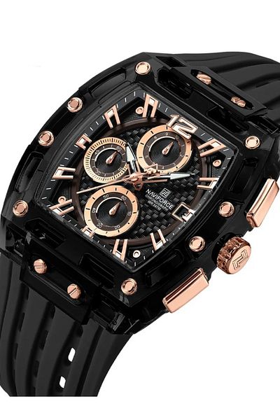 Naviforce Watch NF7105-Black/RoseGold