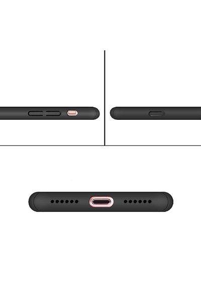 OEM Carcasă Full Cover 360° (față + spate + folie de sticlă) pentru iPhone 8, Neagră