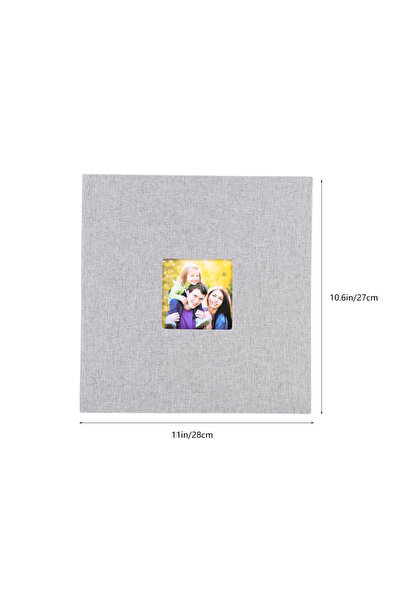 Primo Plus 40-Page Self Adhesive Photo Album Grey