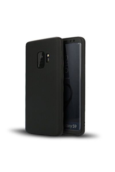 OEM Husă FullBody din silicon MyStyle neagră pentru Samsung Galaxy S9 Plus, a...