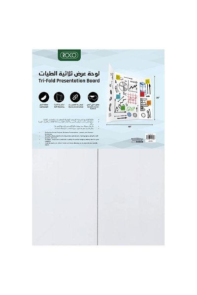 Roco Presentation Foam Board 48" X 36"White