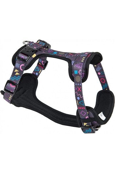 Astorpet dog harness, polyester/metal, multicolor, S