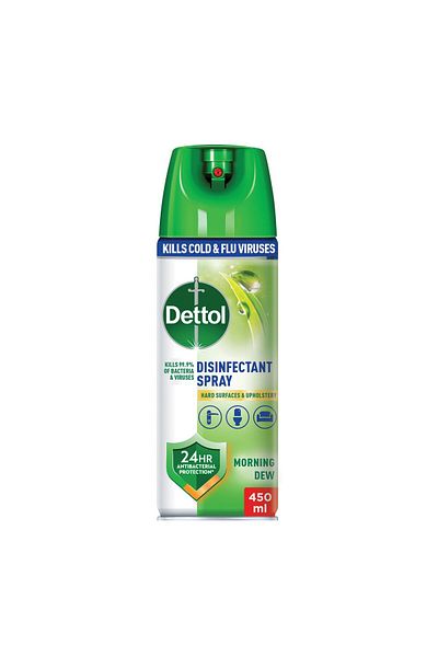 Dettol Morning Dew Anti-Bacterial All in One Disinfectant Spray 450 ml