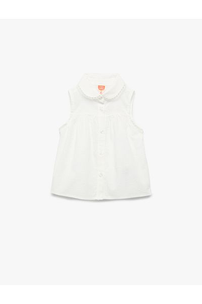 Koton Cămașă peplum fără mâneci din bumbac