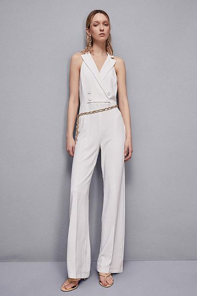 Patrizia Pepe Sleeveless Dress - - 44, White