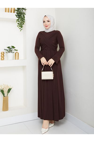 Wual giyim Φόρεμα Sandy Cross Draped με κορδόνια