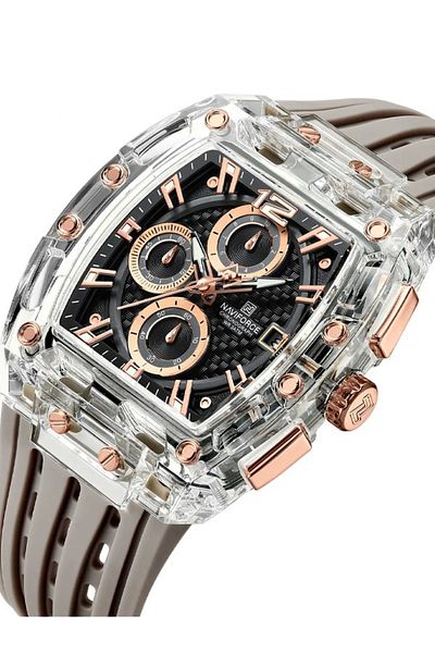 Naviforce Watch NF7105-Grey/RoseGold