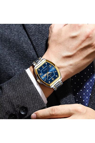 delis Men's watch Poedagar CS1784, stainless steel, gold, gold dial