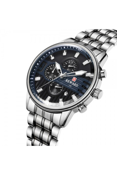 delis Ceas barbatesc Reward CS1239, otel inoxidabil, argintiu