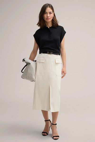 Windsor DR433 WINDSOR SKIRT - 42, WHITE