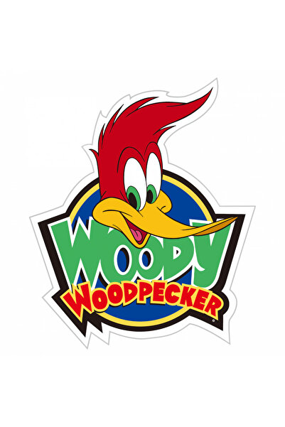 INOVATIX Set de 8 piese, autocolant Ciocănitoarea Woody, INOVATIX®. 6 cm