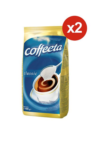 Coffeeta Pudră de cremă de cafea 400 g x 2 bucăți