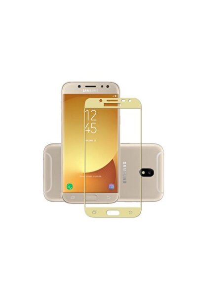 OEM Folie de protecție 3D Full Glass compatibilă cu Samsung Galaxy J3 2017-GOLD