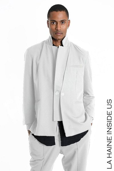 La Haine Inside Us REGULAR FIT JACKET - LA HAINE INSIDE US - M, WHITE