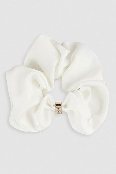 Patrizia Pepe FLY HAIR BANDANA - PATRIZIA PEPE - ONE SIZE, WHITE