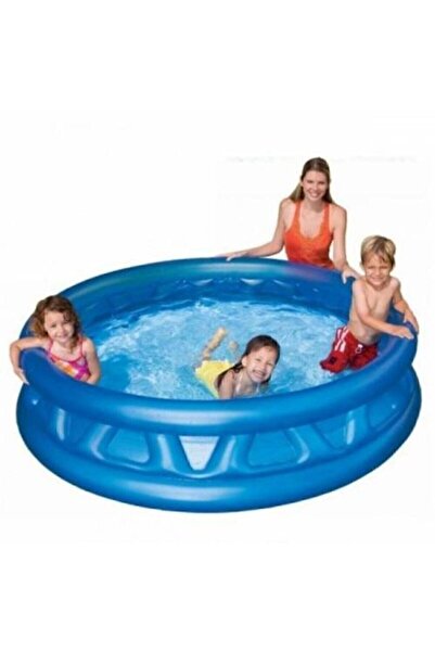 Intex Round Inflatable Swimming Pool For Kids – Thick Walls, Easy Setup, Summer Outdoor Fun