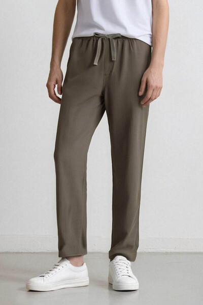 DeFacto Relax Fit Літні бавовняні джоггери хакі чоловічі штани D6260Ax/Kh403