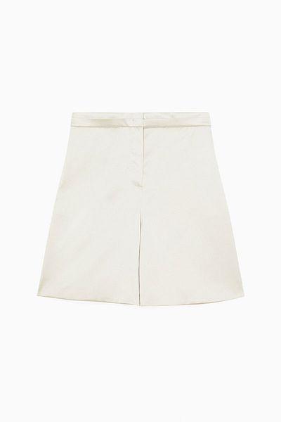 Patrizia Pepe SATIN SHORTS - PATRIZIA PEPE - 48, CREAM