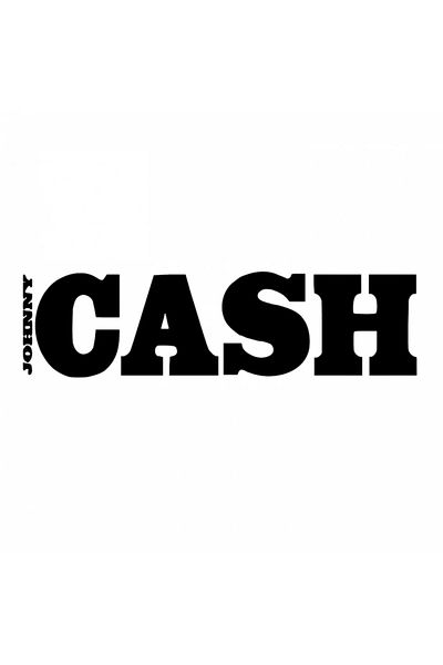 INOVATIX Set de 8 piese, autocolant Johnny Cash, INOVATIX®. 6 cm