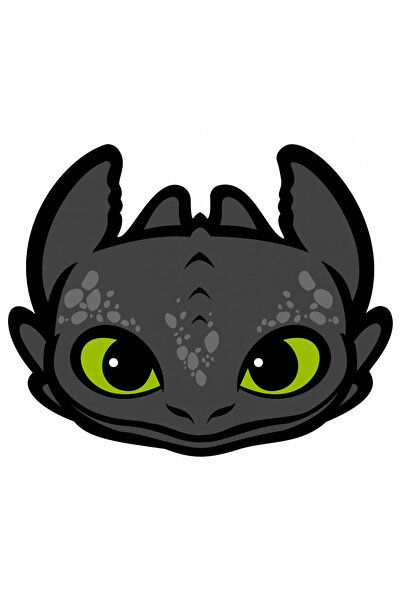 INOVATIX Set de 8 piese, Autocolant Cum să-ți dresezi dragonul Furia Nopții 2...