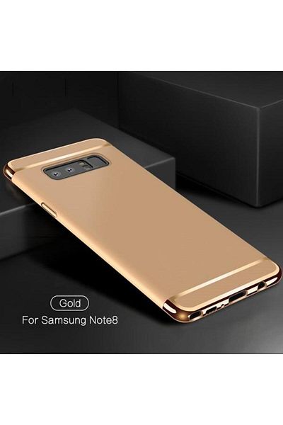 OEM Husă de protecție pentru Samsung Galaxy Note 8, placată cu aur de lux, finisaj fin la atingere