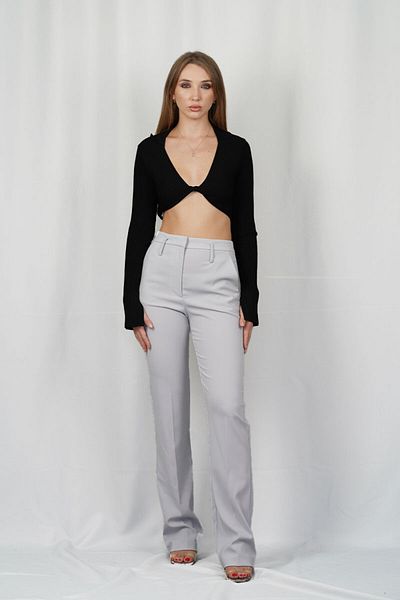 Patrizia Pepe Classic Pants - - Grey, 40