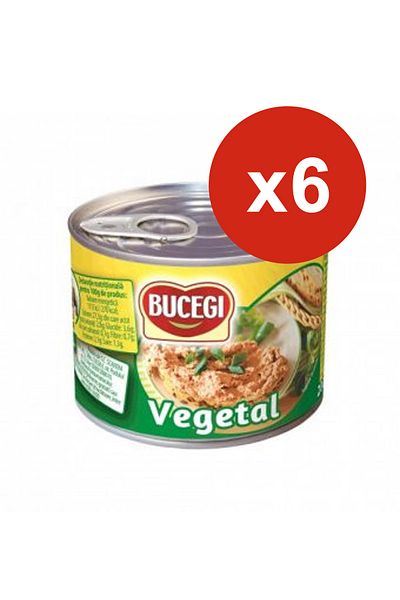 Bucegi Vegetable Pate 200g x6PCS