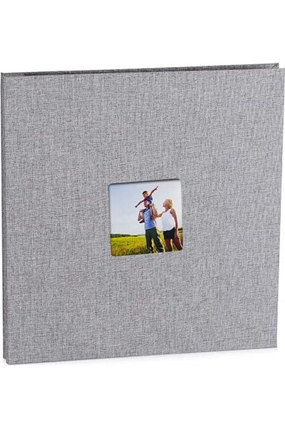 Primo Plus Page Self-Adhesive Photo Album, Grey-40