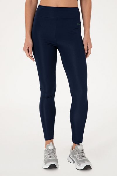 U.S. Polo Assn. Women's Navy Blue High Waist Sports Leggings 50312978-Vr033