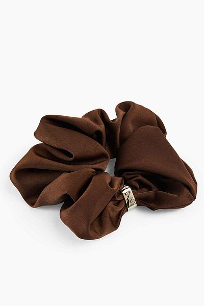 Patrizia Pepe FLY HAIR BANDANA - PATRIZIA PEPE - ONE SIZE, BROWN