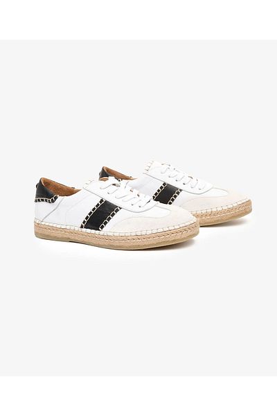 Greyder 59275 Beige Suede White Genuine Leather Women's Sneaker Shoes