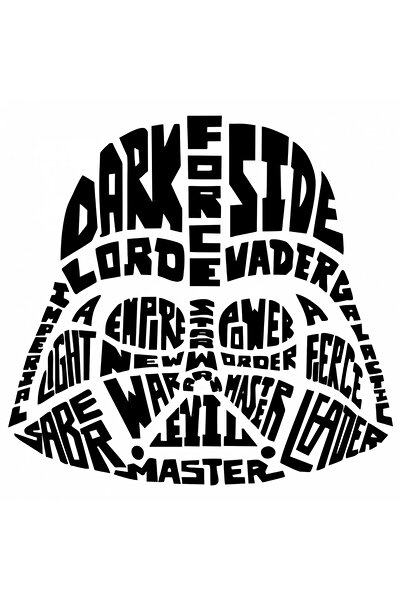 INOVATIX Set de 8 piese, autocolant Star Wars Dark Side, INOVATIX®. 6 cm