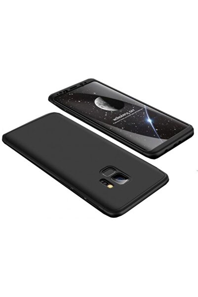 OEM Husă neagră Full Body pentru Samsung Galaxy S9 Plus, acoperire completă l...