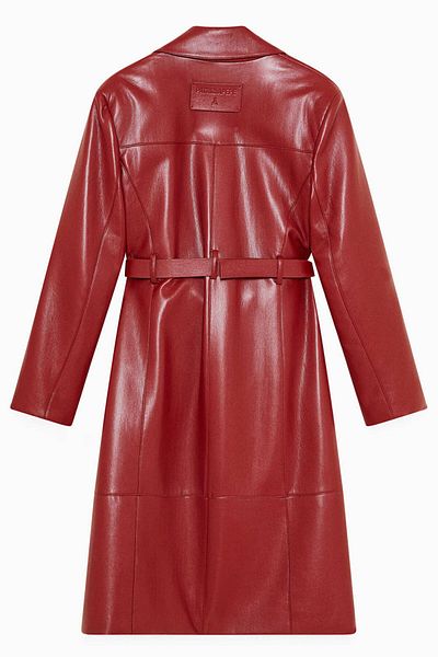 Patrizia Pepe Long Coat - - 44, Red