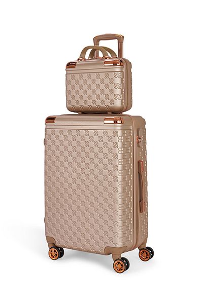 LİMRA 5-piece solid and modern wheeled luggage set