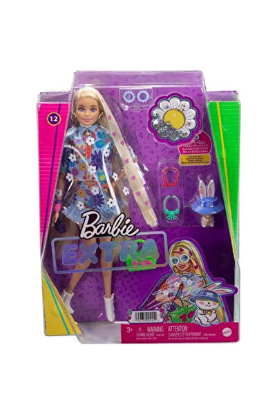 mattel Papusa Barbie Extra Style, cu tinuta florala