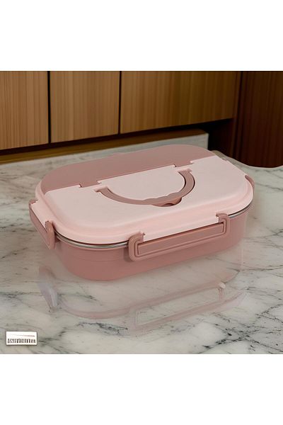 HTH 4 Compartments Lunch Box Insulated Bento Box