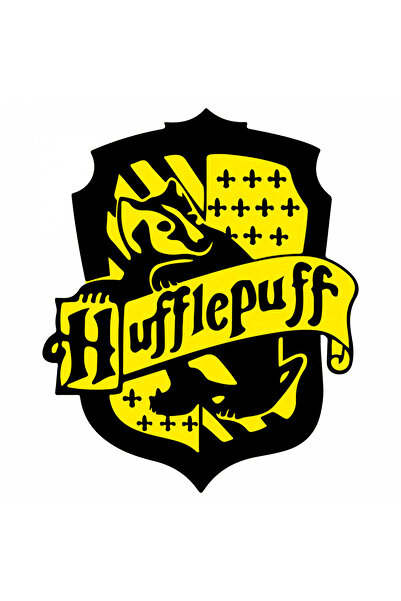 INOVATIX Set de 8 piese, autocolant Hufflepuff Harry Potter, INOVATIX®. 6 cm