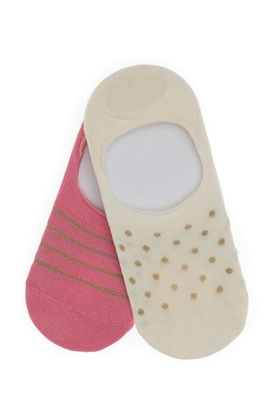 U.S. Polo Assn. Women's 2-Piece Ballerina Socks 50311361-Vr041