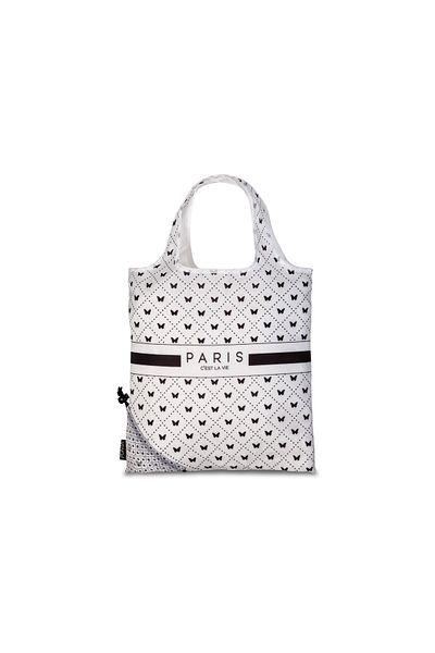 Punta shopping bag, F10455, foldable, 12L, 38x38 cm, durable polyester, colorful design, print 2