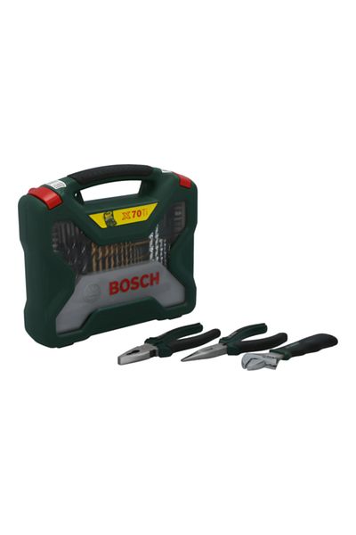 Bosch 70-Piece X-Line Drill Bits with Accessories Multicolor