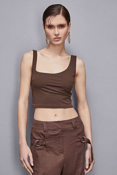Patrizia Pepe TOP CURPT - PATRIZIA PEPE - M, MARO