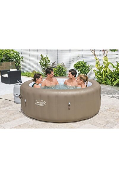 BESTWAY Lay-Z-Spa 60017 Palm Springs AirJet Şişme Spa Havuzu, 4-6 kişilik