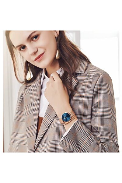 delis Γυναικείο ρολόι Olevs CS1927, φυσικό δέρμα, λευκό, λευκό καντράν