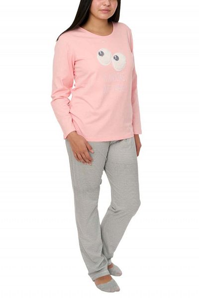 Centini Women's cotton pajamas, Betty, pink